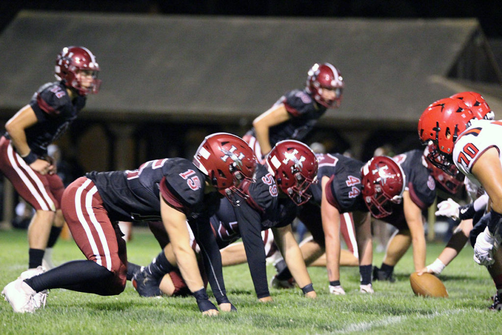 Healdsburg's defensive line