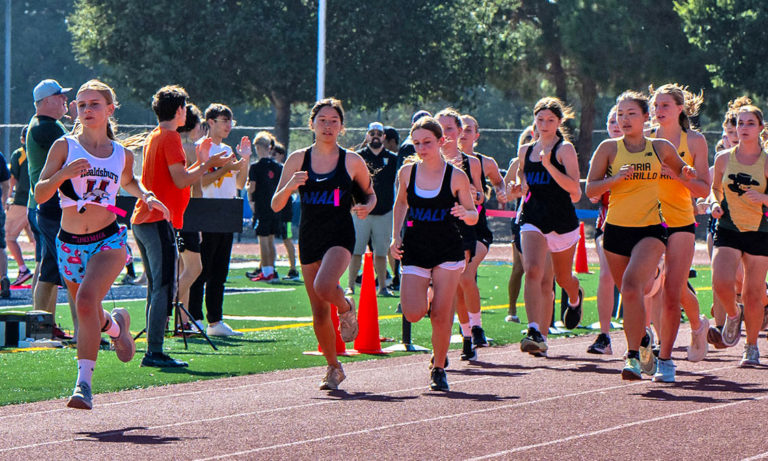 Runners at starting line