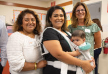 Mother and child at YWCA child care