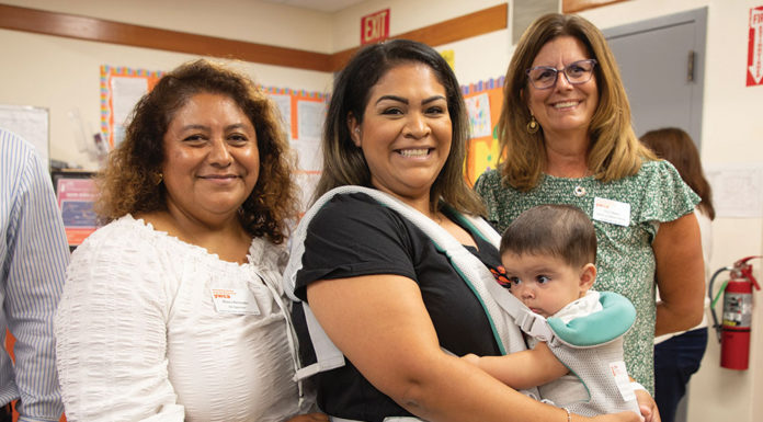 Mother and child at YWCA child care