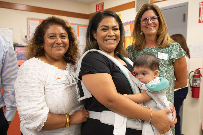 Mother and child at YWCA child care