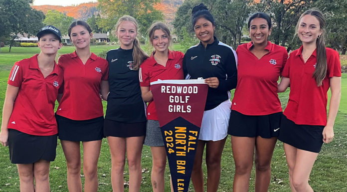 2024 Healdsburg girls golf team