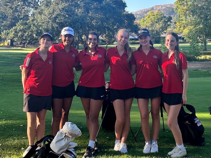 Healdsburg Girls Golfers 2024