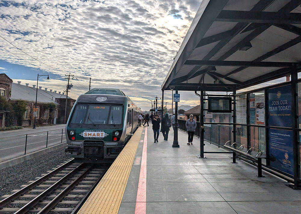 SMART rail station