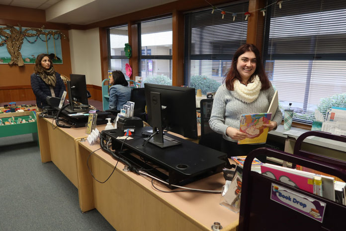 Library workers