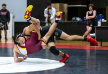 Healdsburg wrestler Alex Diaz-Cano