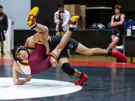 Healdsburg wrestler Alex Diaz-Cano