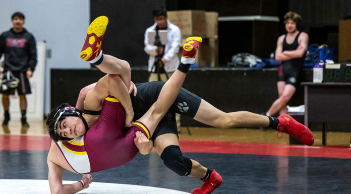 Healdsburg wrestler Alex Diaz-Cano