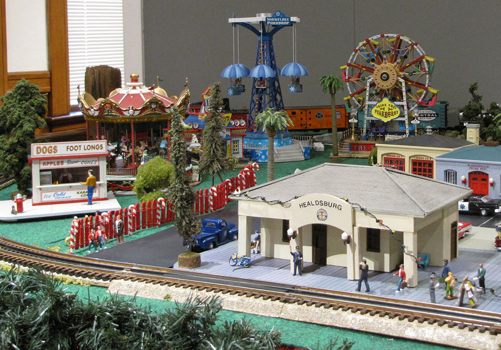 Model train depot