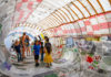 Inside a hot air ballon