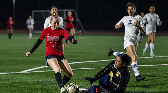 Soccer player June Sullivan