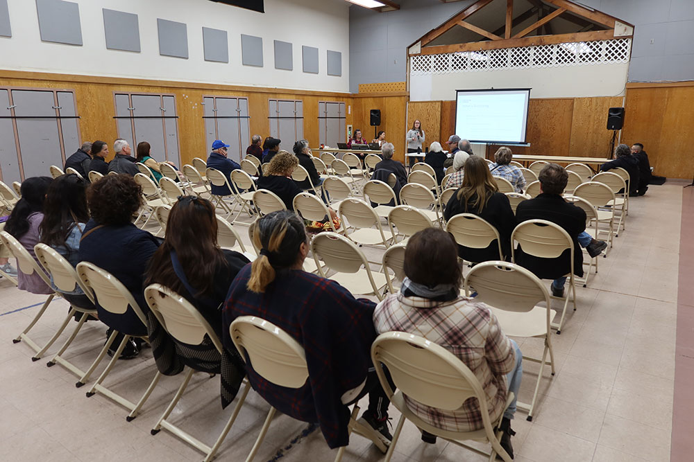 Community meeting in progress