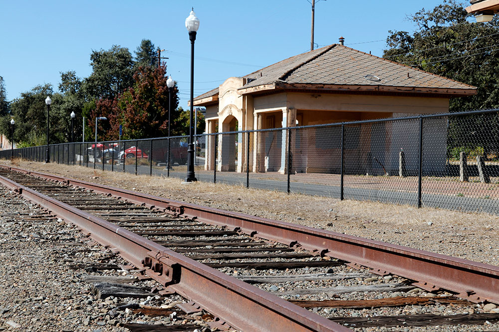 SMART station location in Healdsburg