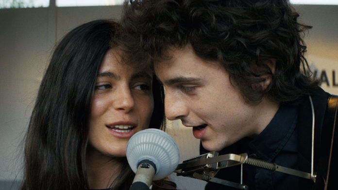 Actors portray Joan Baez and Bob Dylan in move 'A Complete Unknown'