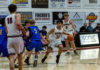 Basketball action at Smith Robinson