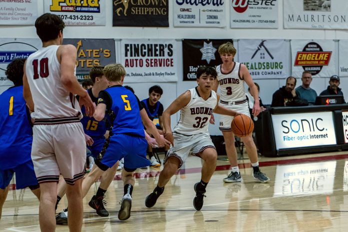 Basketball action at Smith Robinson