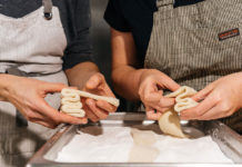 Making pastries at Quail & Condor