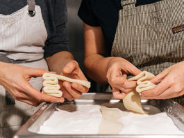 Making pastries at Quail & Condor