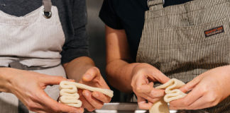 Making pastries at Quail & Condor