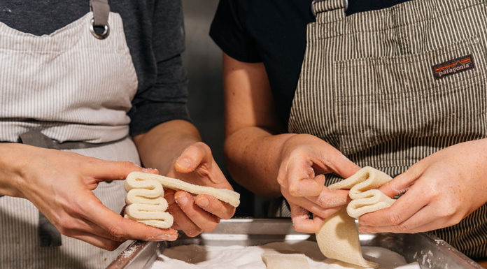 Making pastries at Quail & Condor