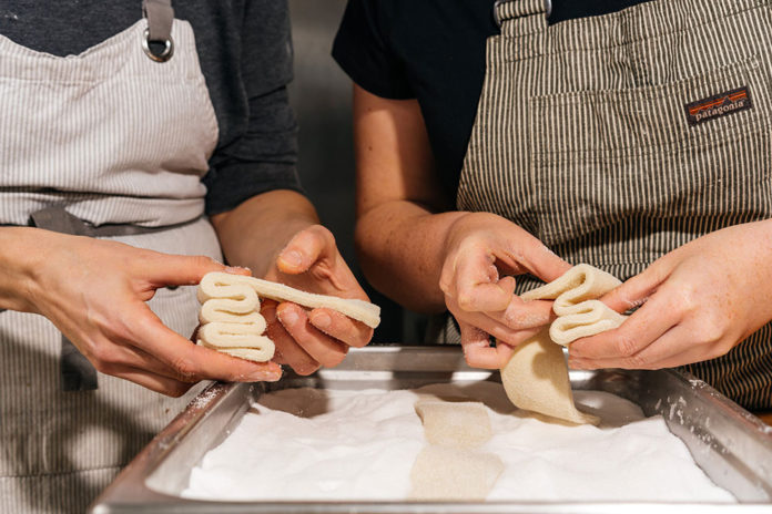 Making pastries at Quail & Condor