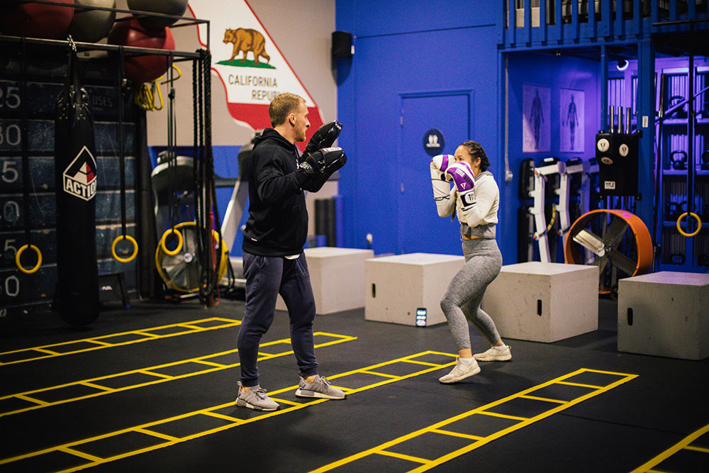 Mitt boxing in Healdsburg