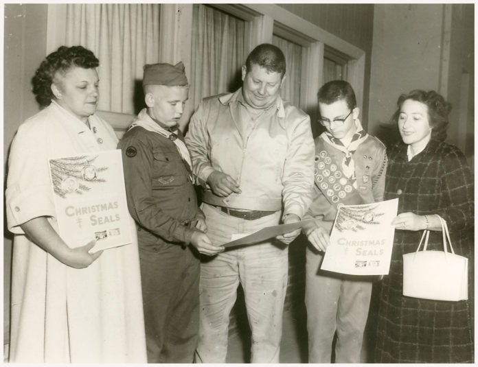 Christmas Seals in 1957