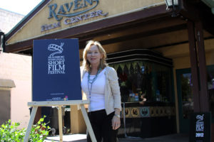 Pamela Demorest at the former Raven Film Center