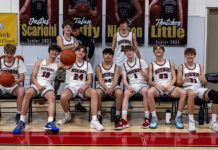 Healdsburg High's Varsity Basketball team, 2025.