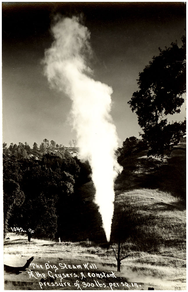 Geysers postcard