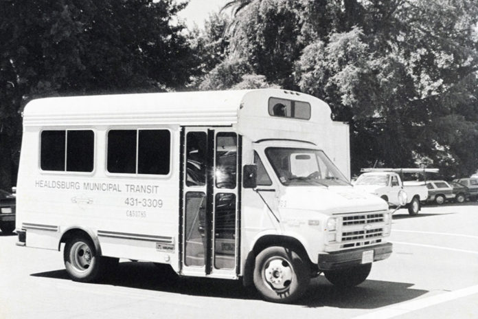 City bus system in 1975