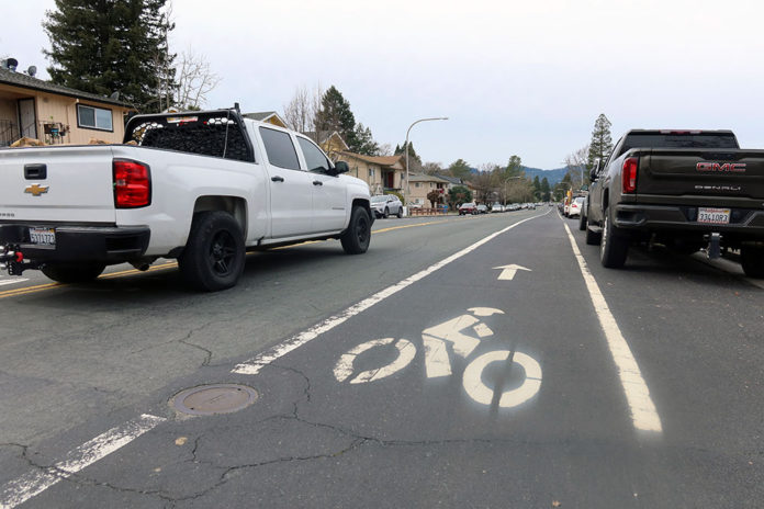 March Avenue bike lane