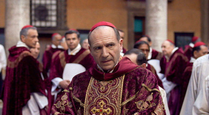 Ralph Fiennes in 'Conclave,' nominated for several Oscars