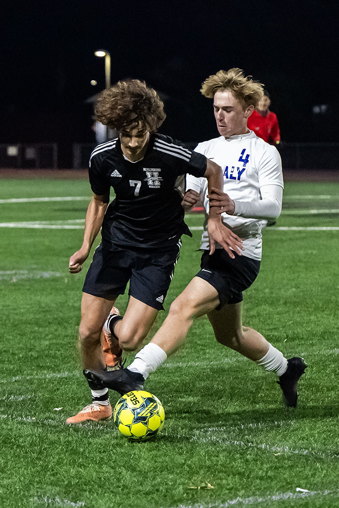 Healdsburg’s Cayson Hagen (7) 