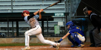 Xander Harms takes a big swing