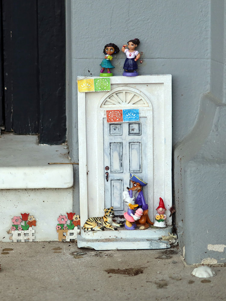 Fairy door at Healdsburg Museum