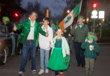 St. Patrick's Day Parade in Healdsburg